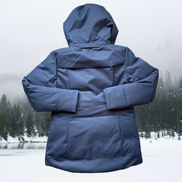 BEIJING OLYMPIC 2022 550 HOODED DUCK DOWN FILL JACKET WOMENS SIZE SMALL FULL ZIP - Picture 2 of 8